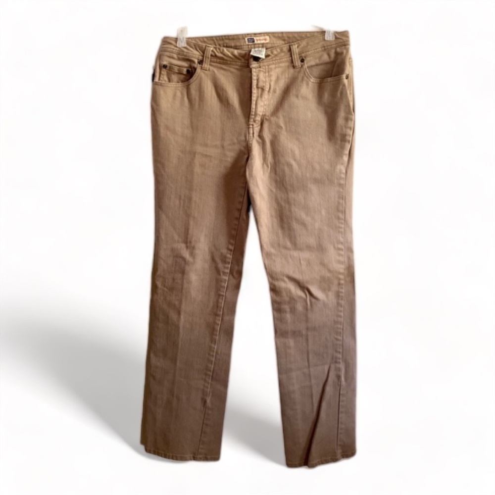 Faded Glory Desert Tan Denim Jeans- 12